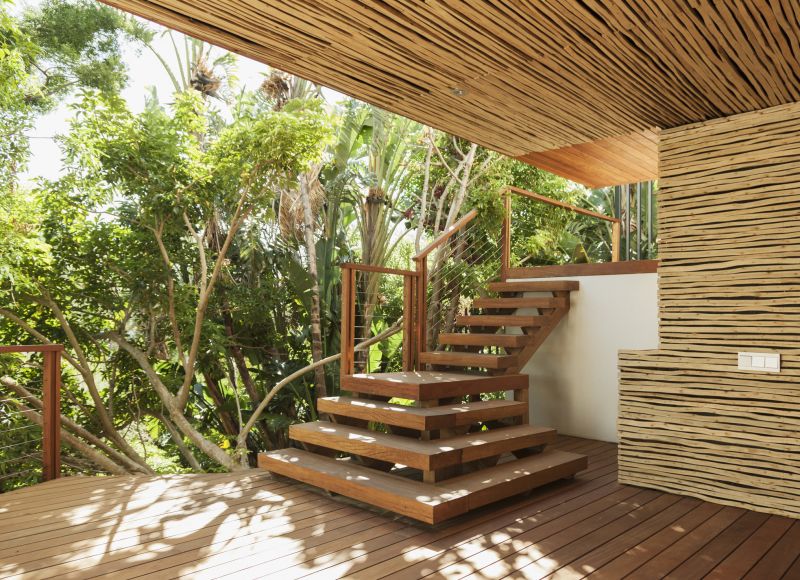Oak Stairs Installation in Wilmington, NC