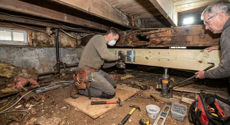 Roof Beam Repair in Wilmington, NC